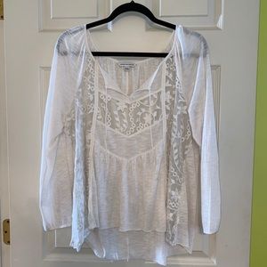 AE white blouse, size XL